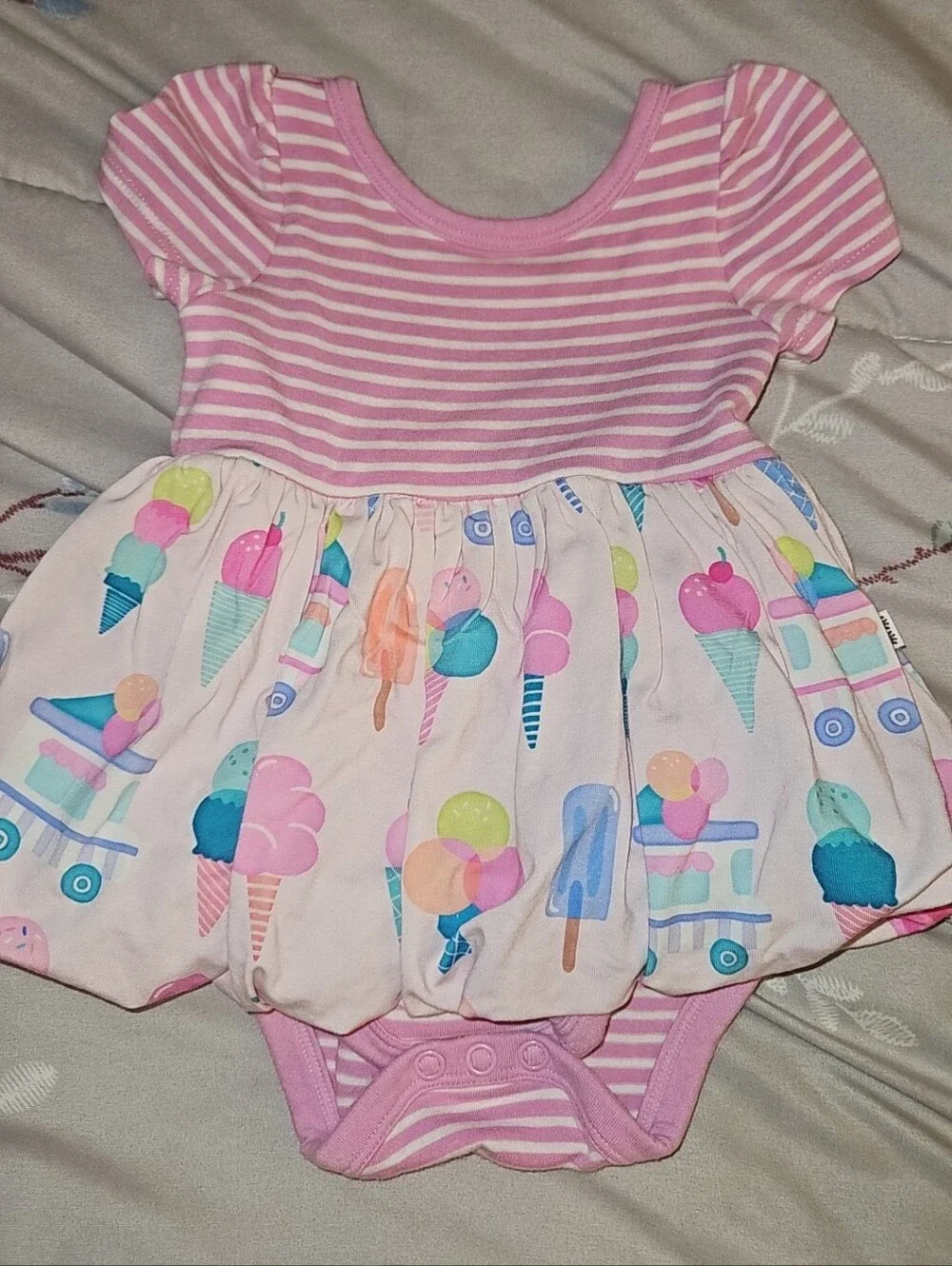 Little Sleepies Ice Cream Bubble Dress